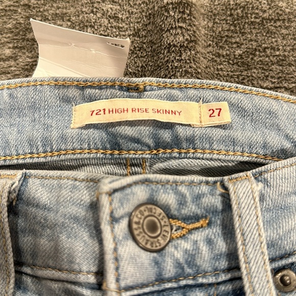 721™ HIGH RISE SKINNY LEVI JEANS - Picture 5 of 10